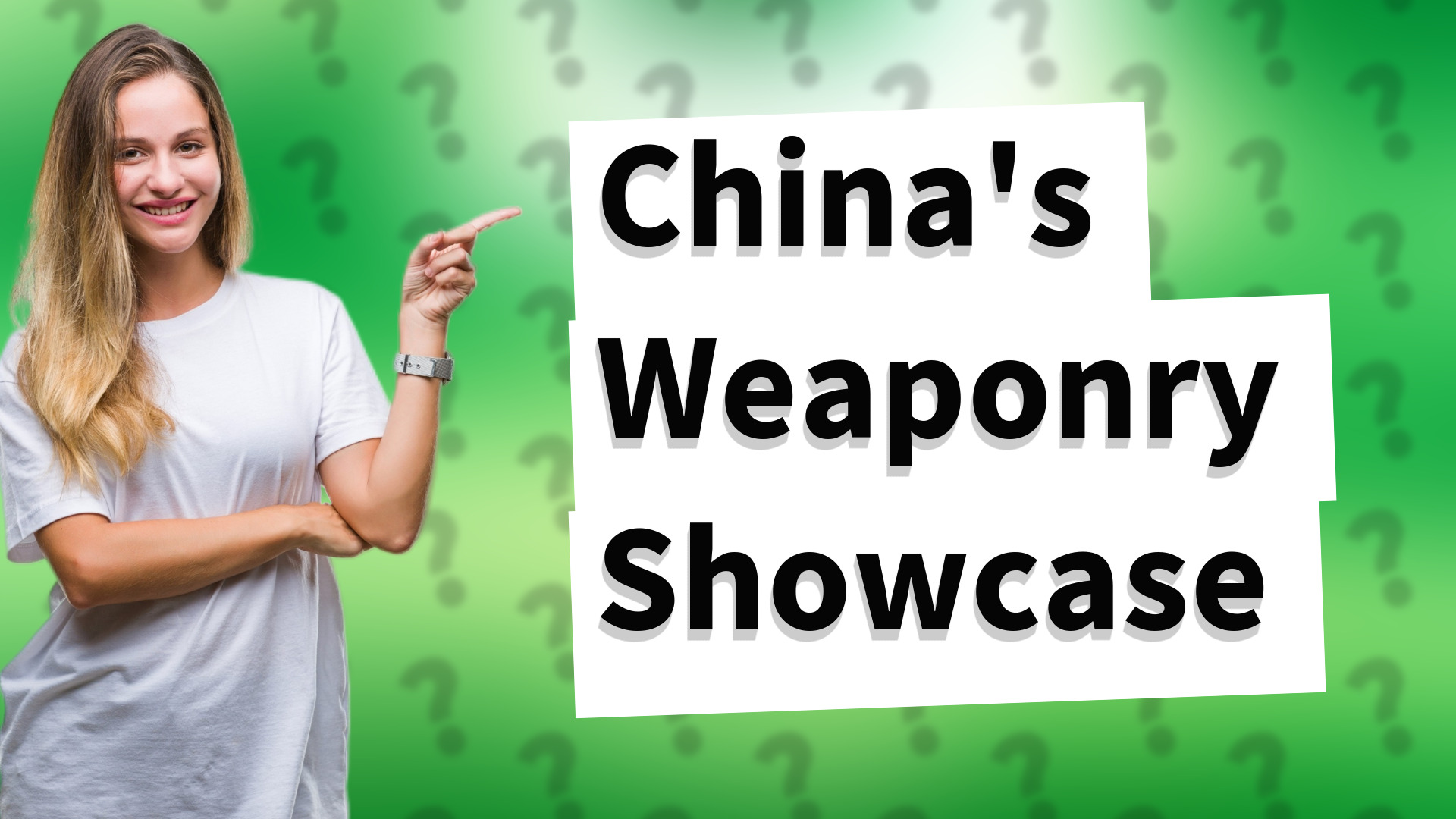 China's Weaponry Showcase