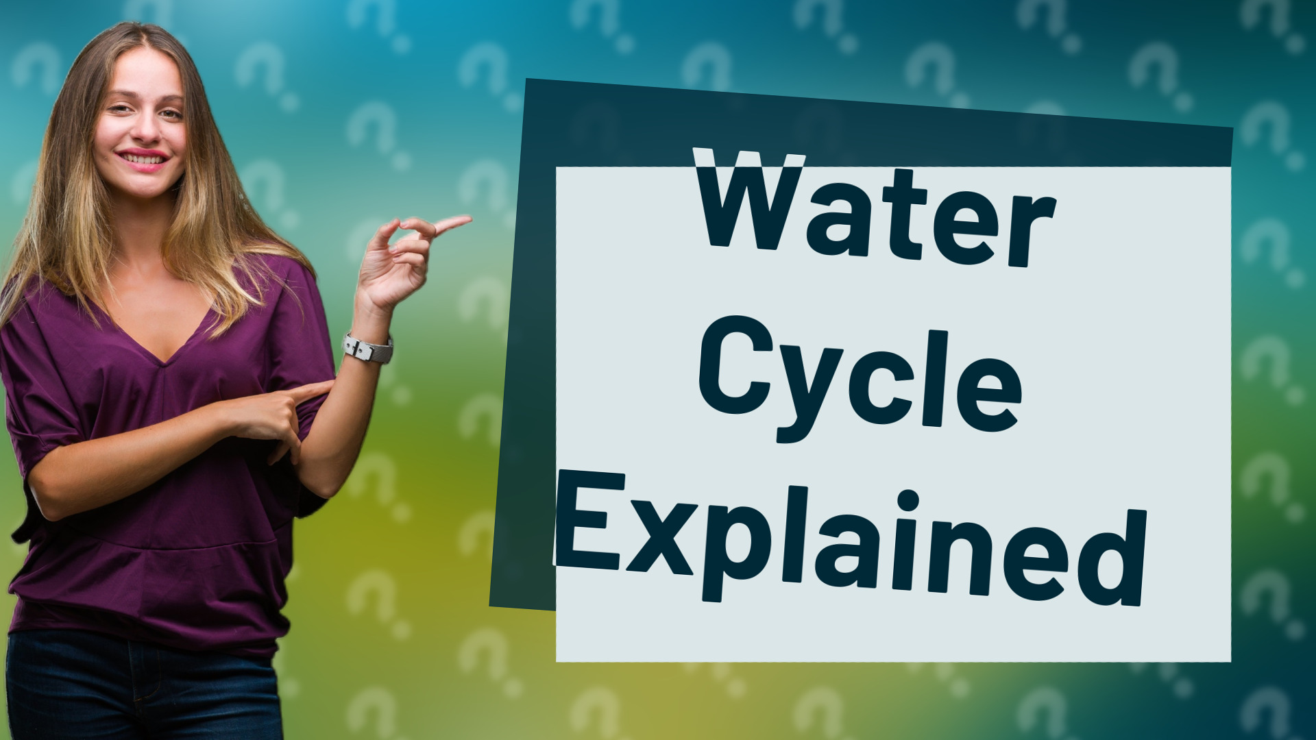 Water Cycle Explained