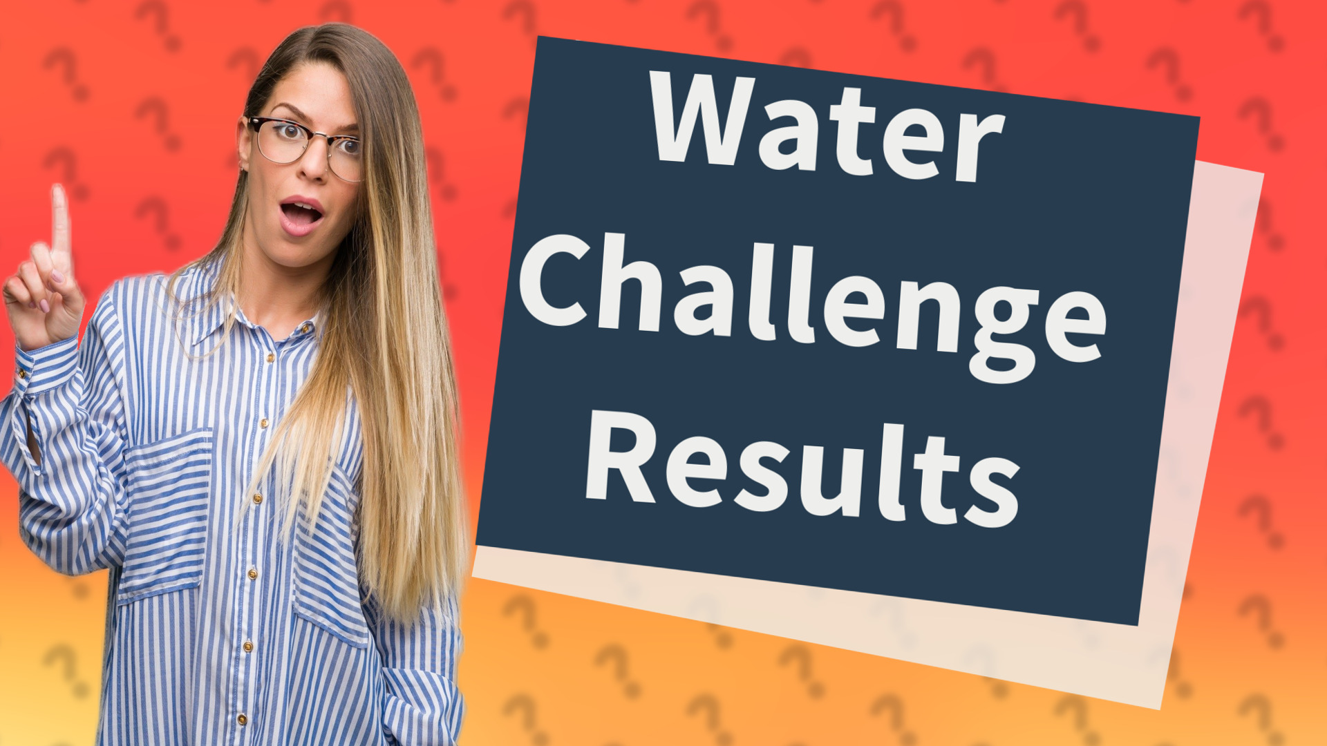 Water Challenge Results