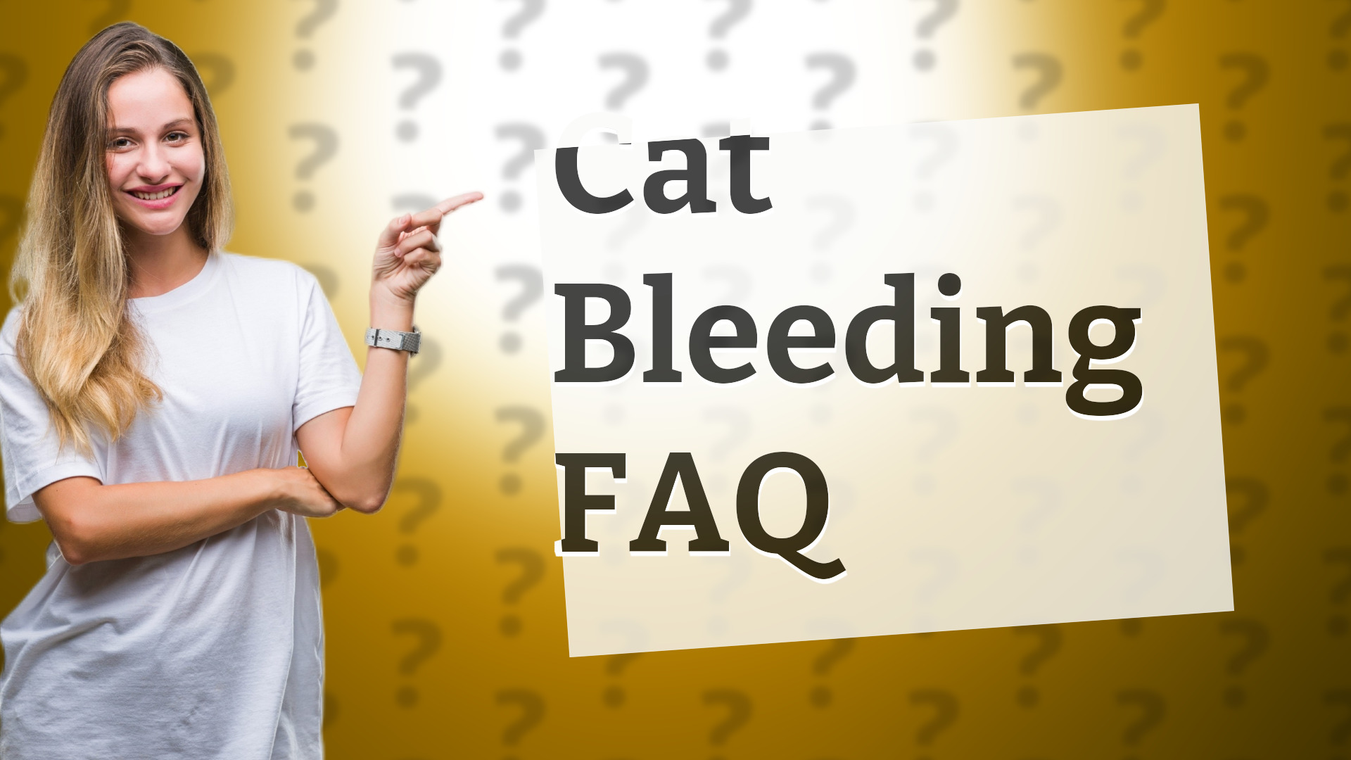 Cat Bleeding FAQ