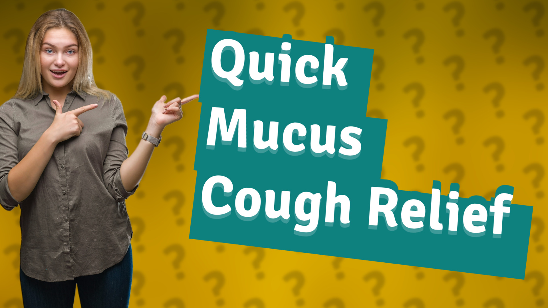 Quick Mucus Cough Relief