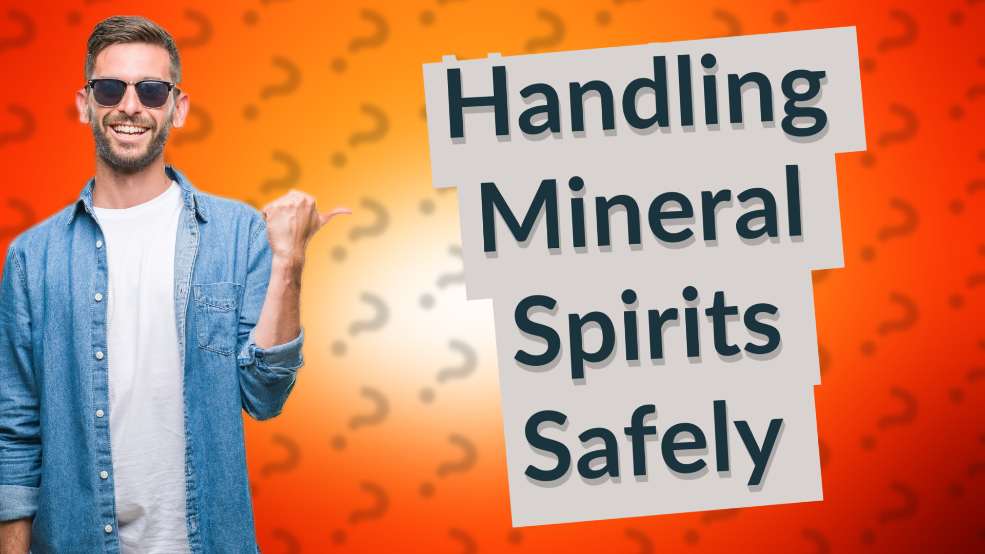 Handling Mineral Spirits Safely