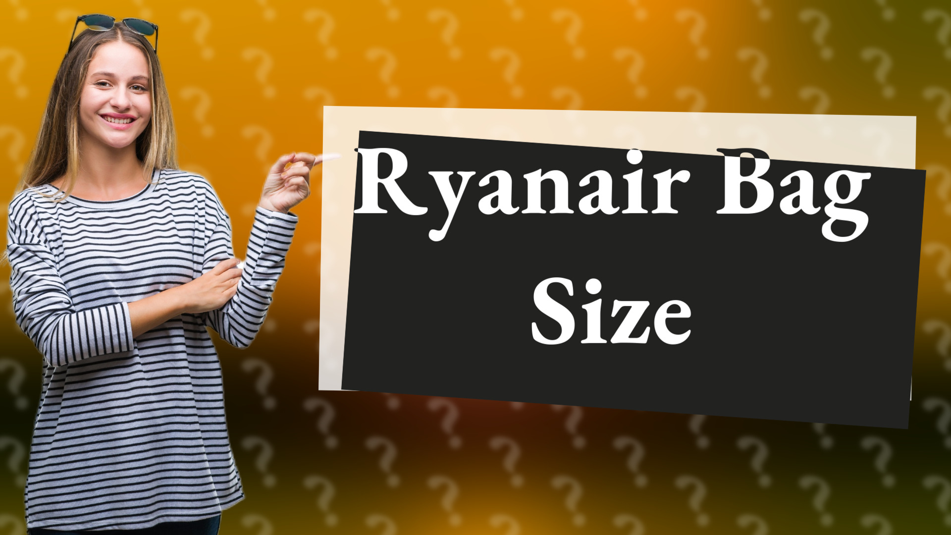 Ryanair Bag Size