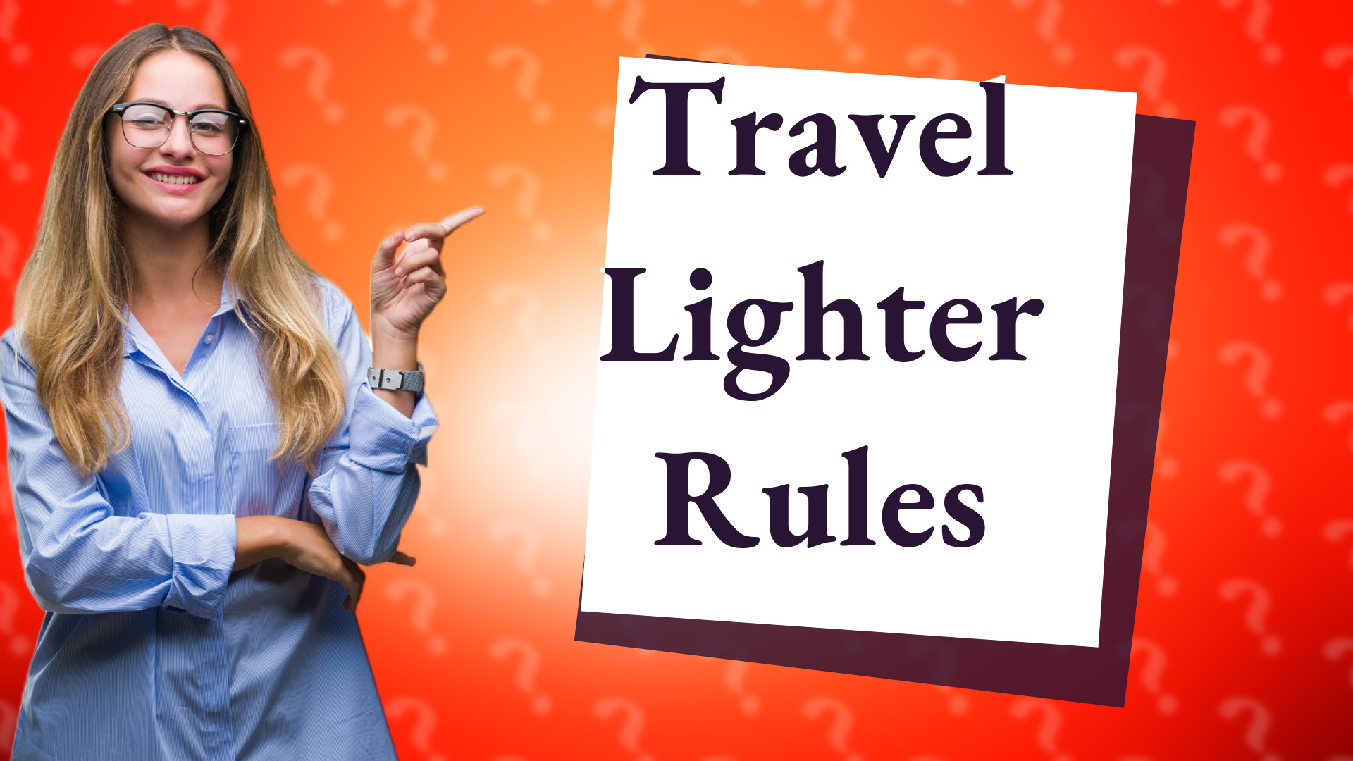 Travel Lighter Rules
