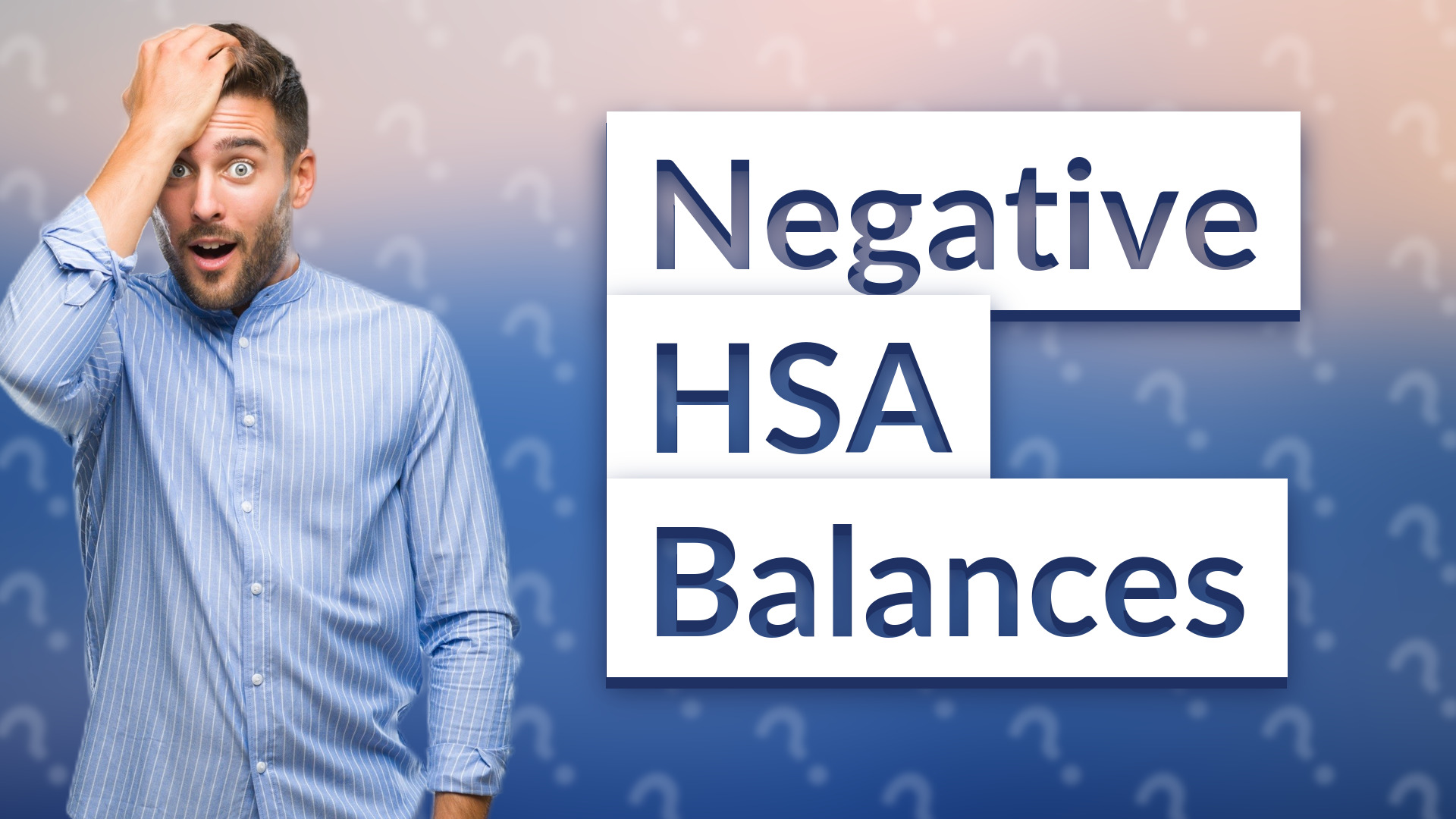 Negative HSA Balances