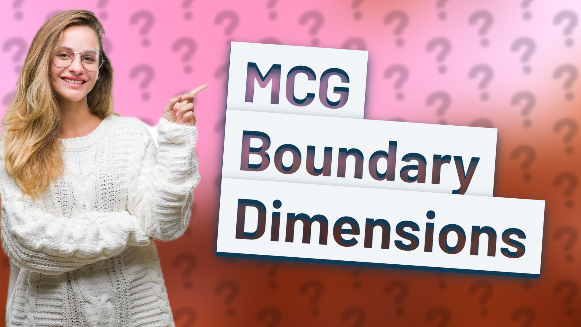 MCG Boundary Dimensions