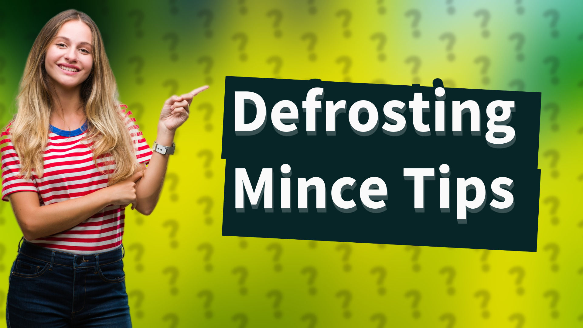 Defrosting Mince Tips