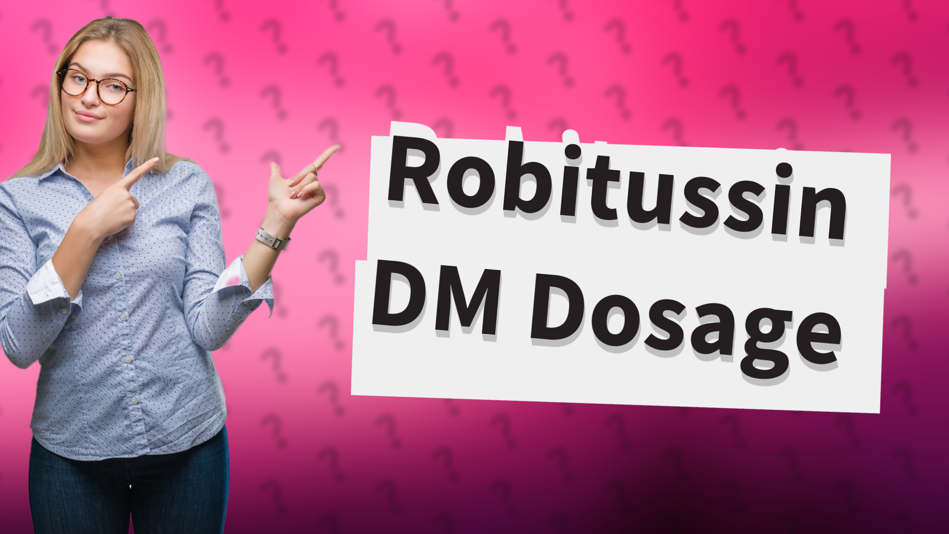Robitussin DM Dosage