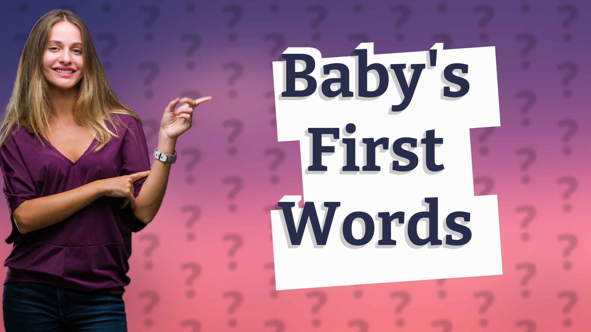 Baby's First Words