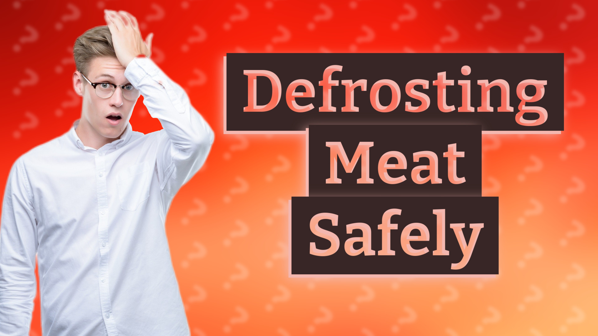 Defrosting Meat Safely