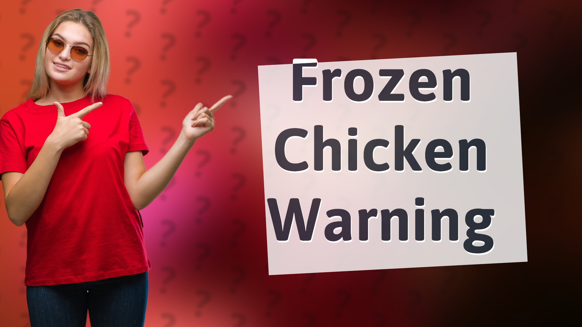 Frozen Chicken Warning