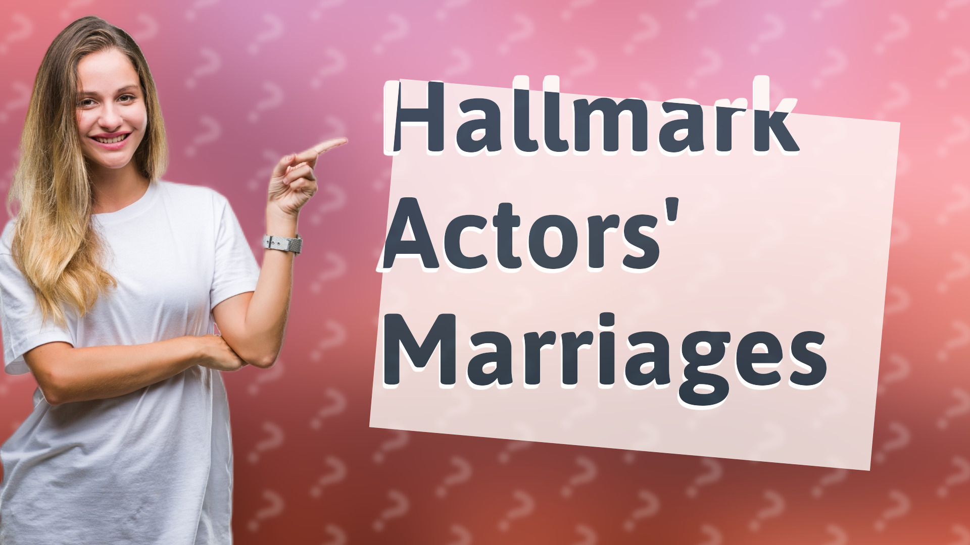 Hallmark Actors' Marriages