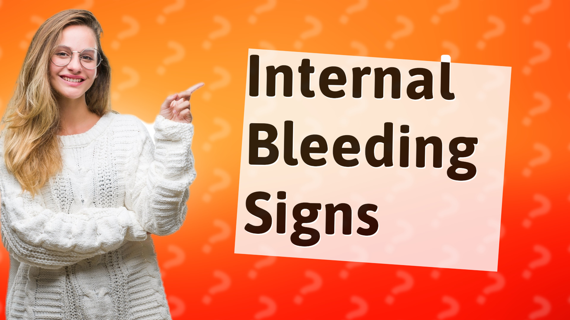 Internal Bleeding Signs