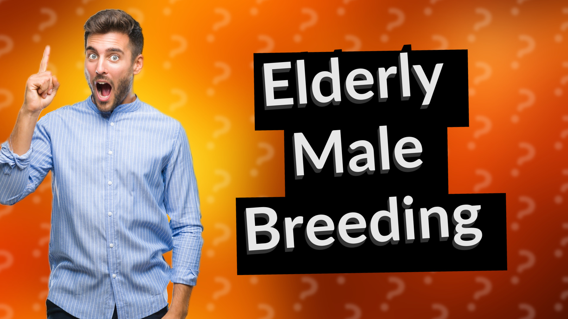 Elderly Male Breeding