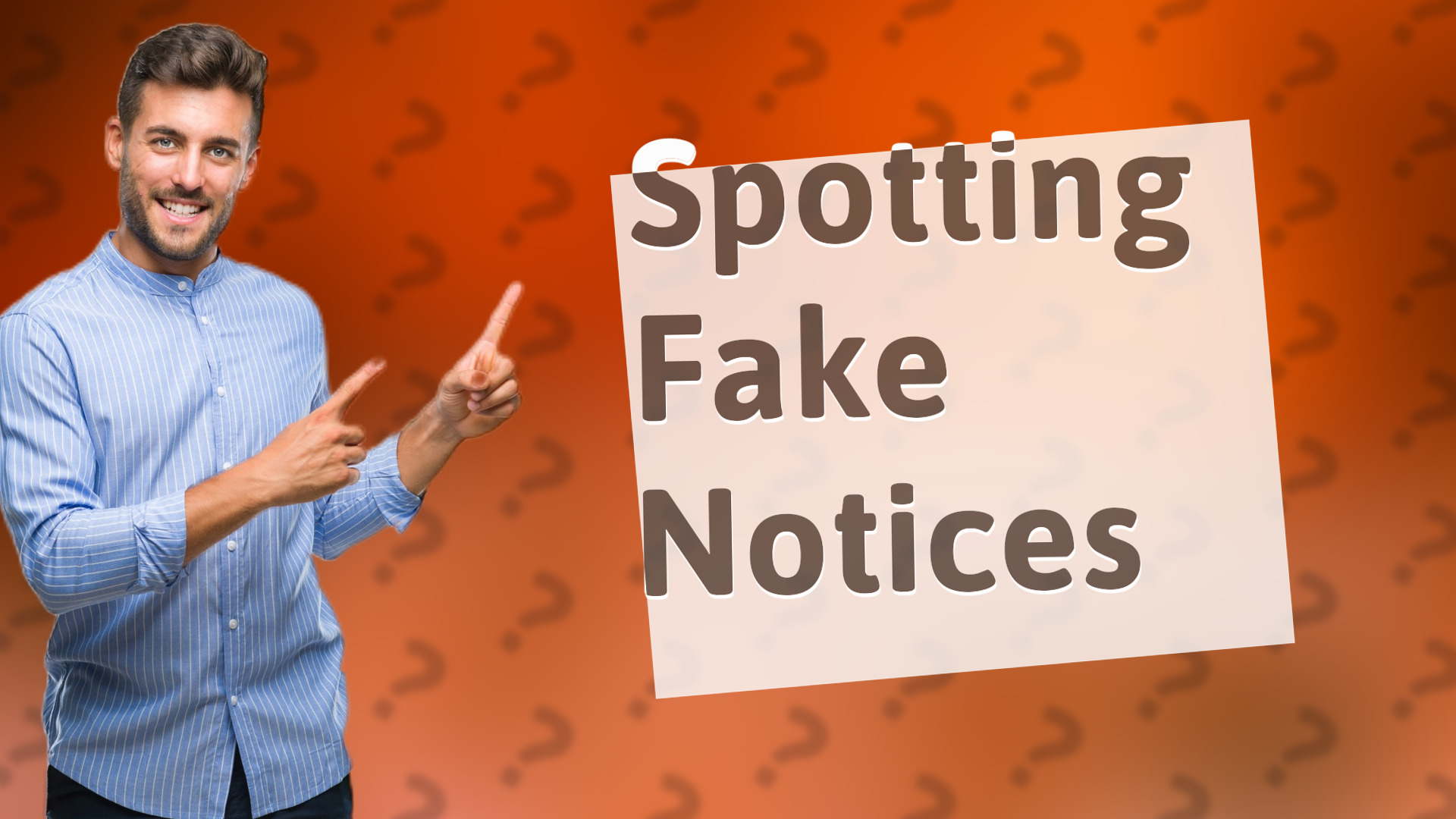 Spotting Fake Notices