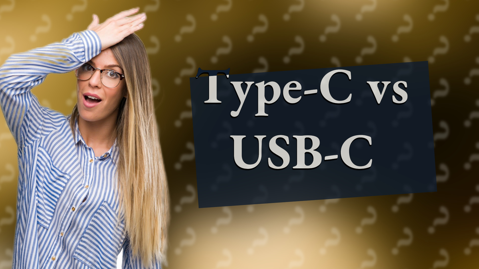 Type-C vs USB-C