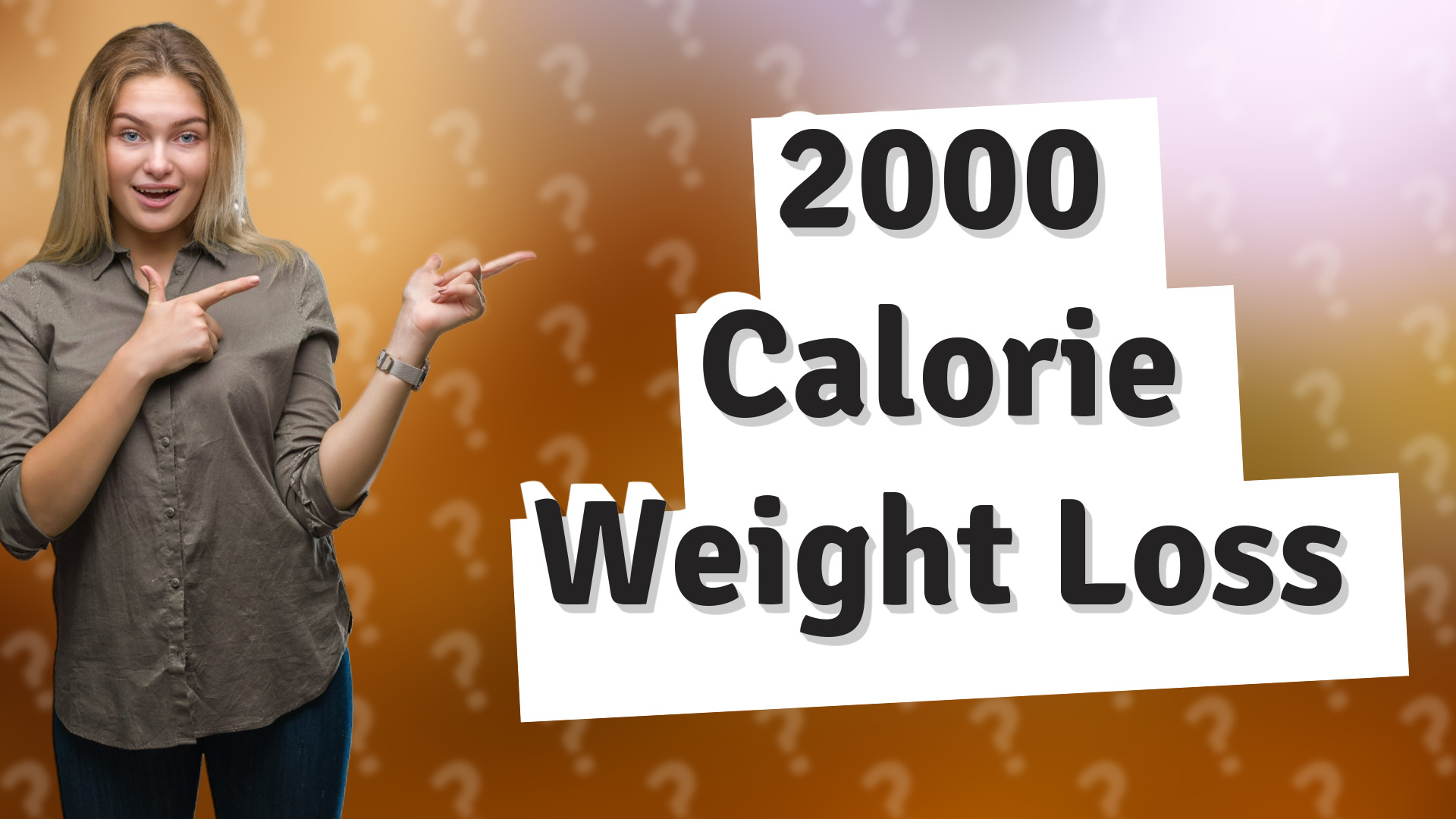 2000 Calorie Weight Loss
