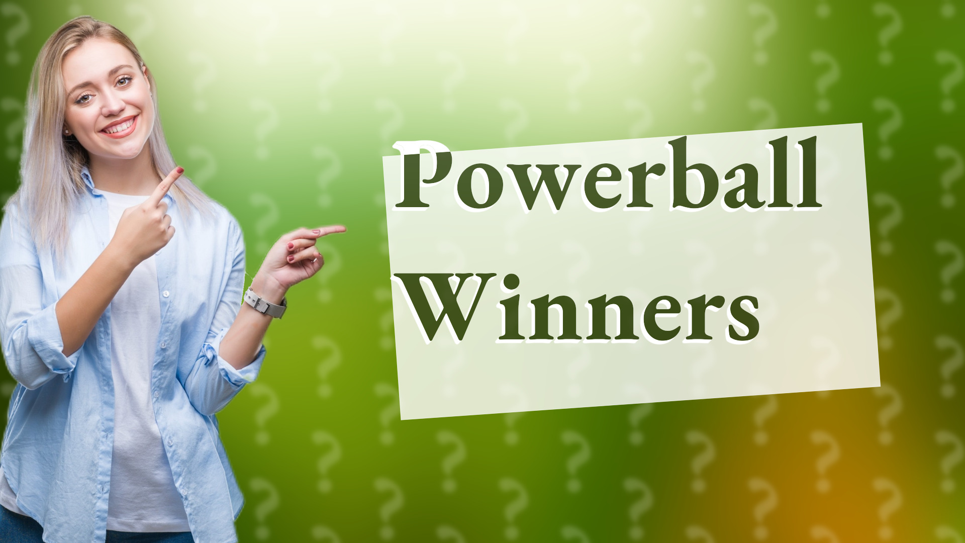 Powerball Winners