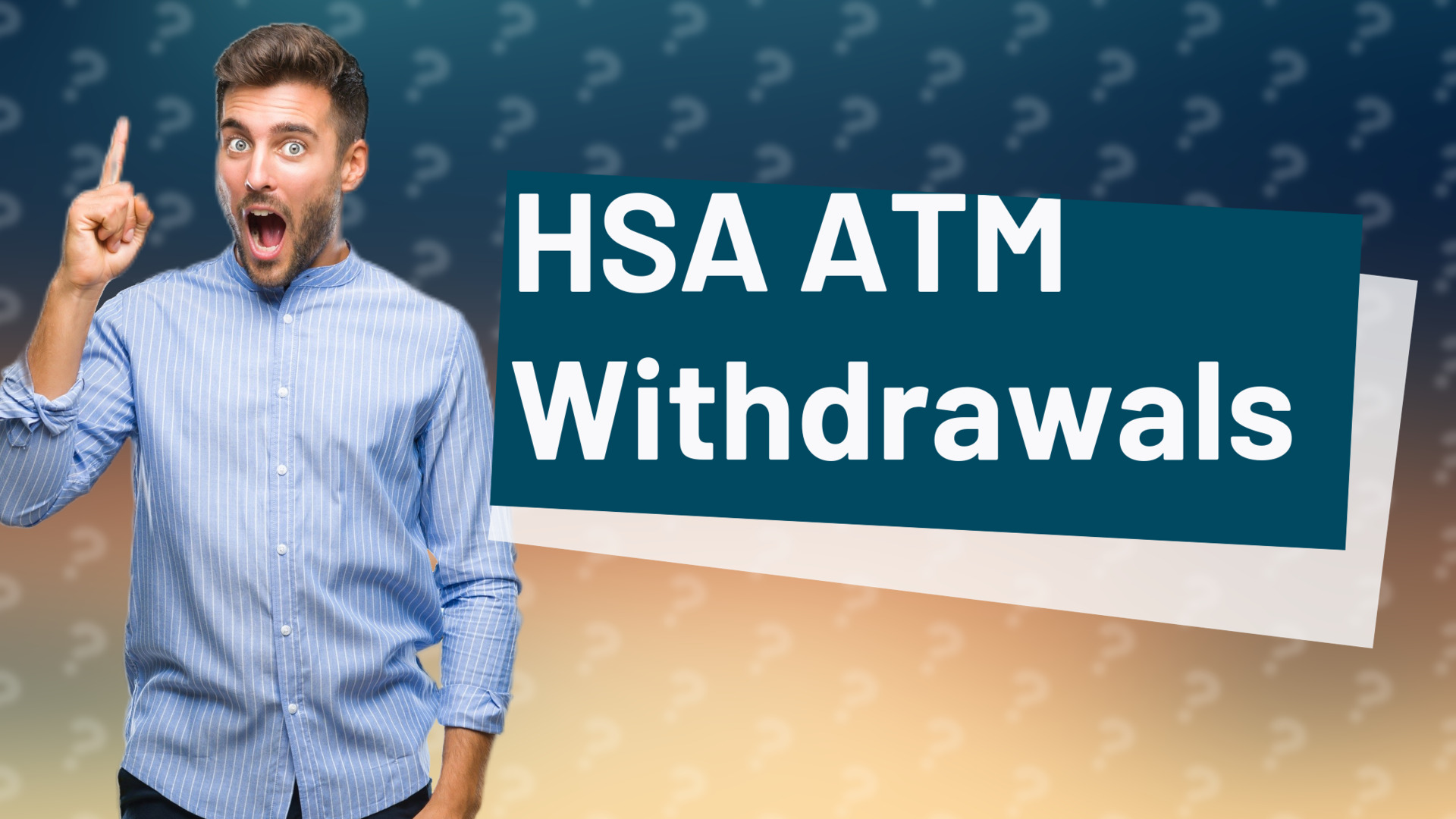 HSA ATM Withdrawals