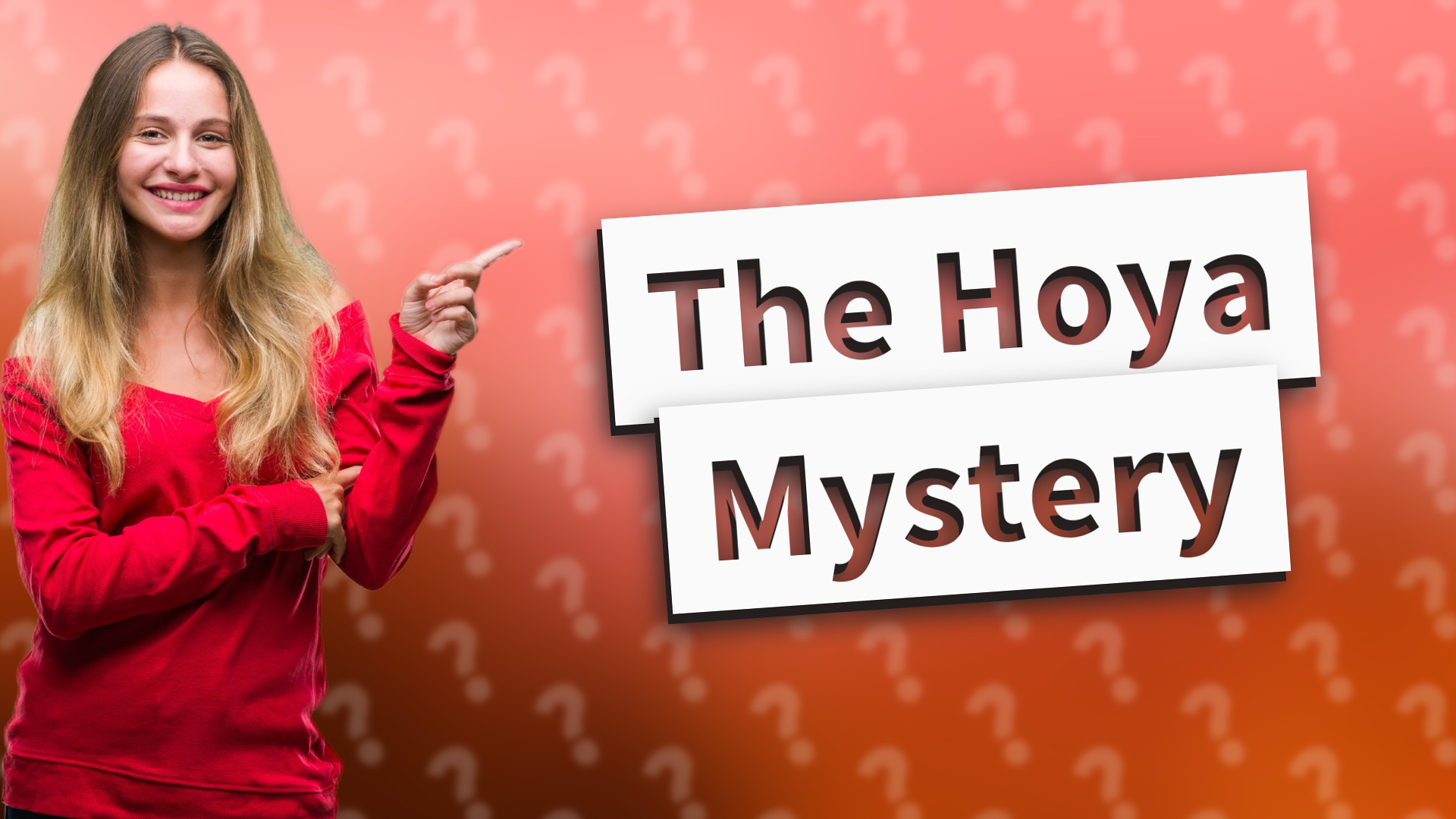 The Hoya Mystery