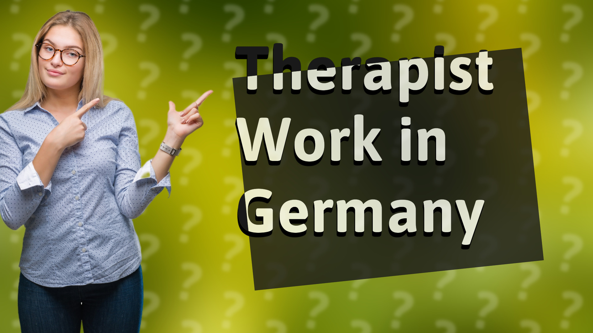 Therapist Work in Germany