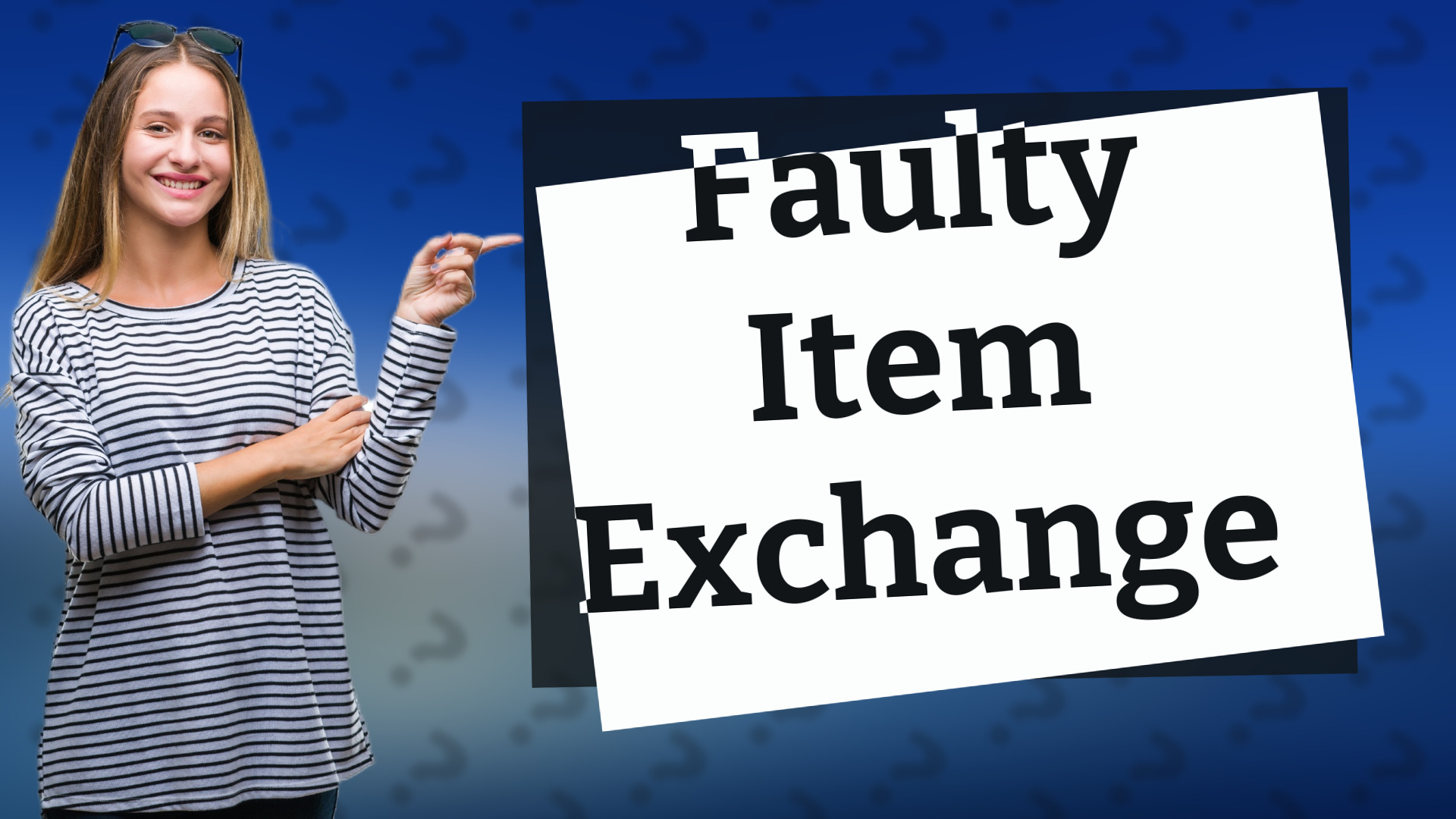 Faulty Item Exchange