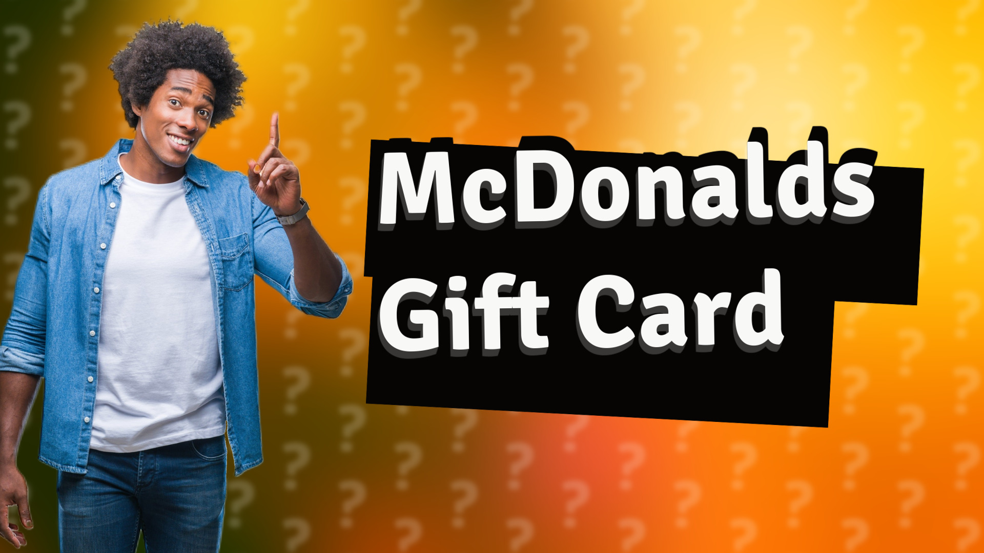 McDonalds Gift Card