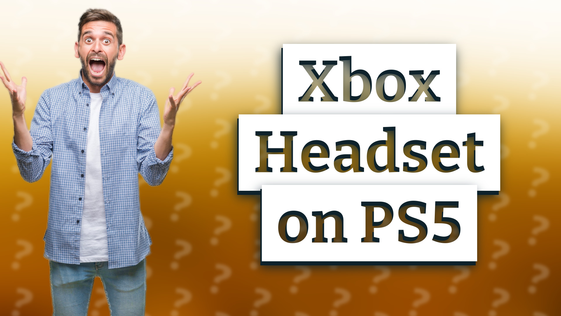 Xbox Headset on PS5