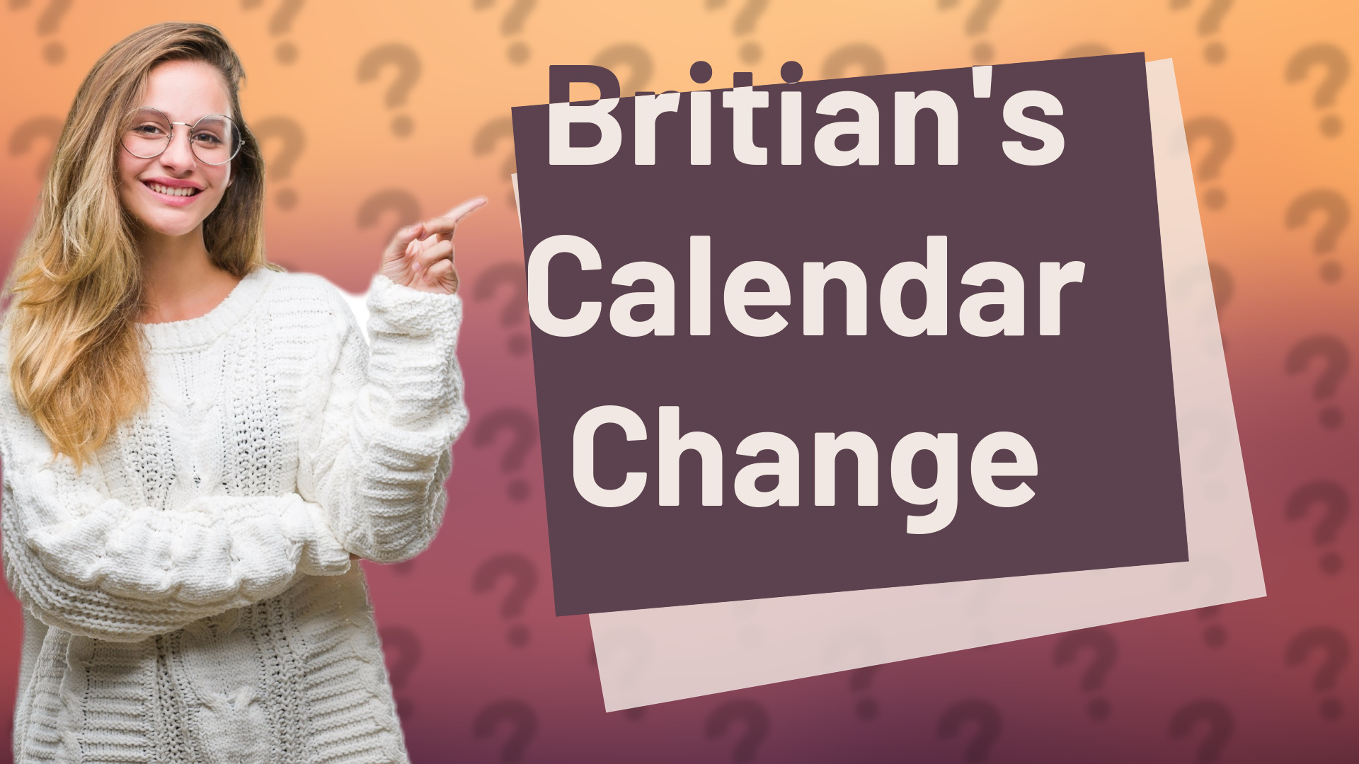 Britian's Calendar Change