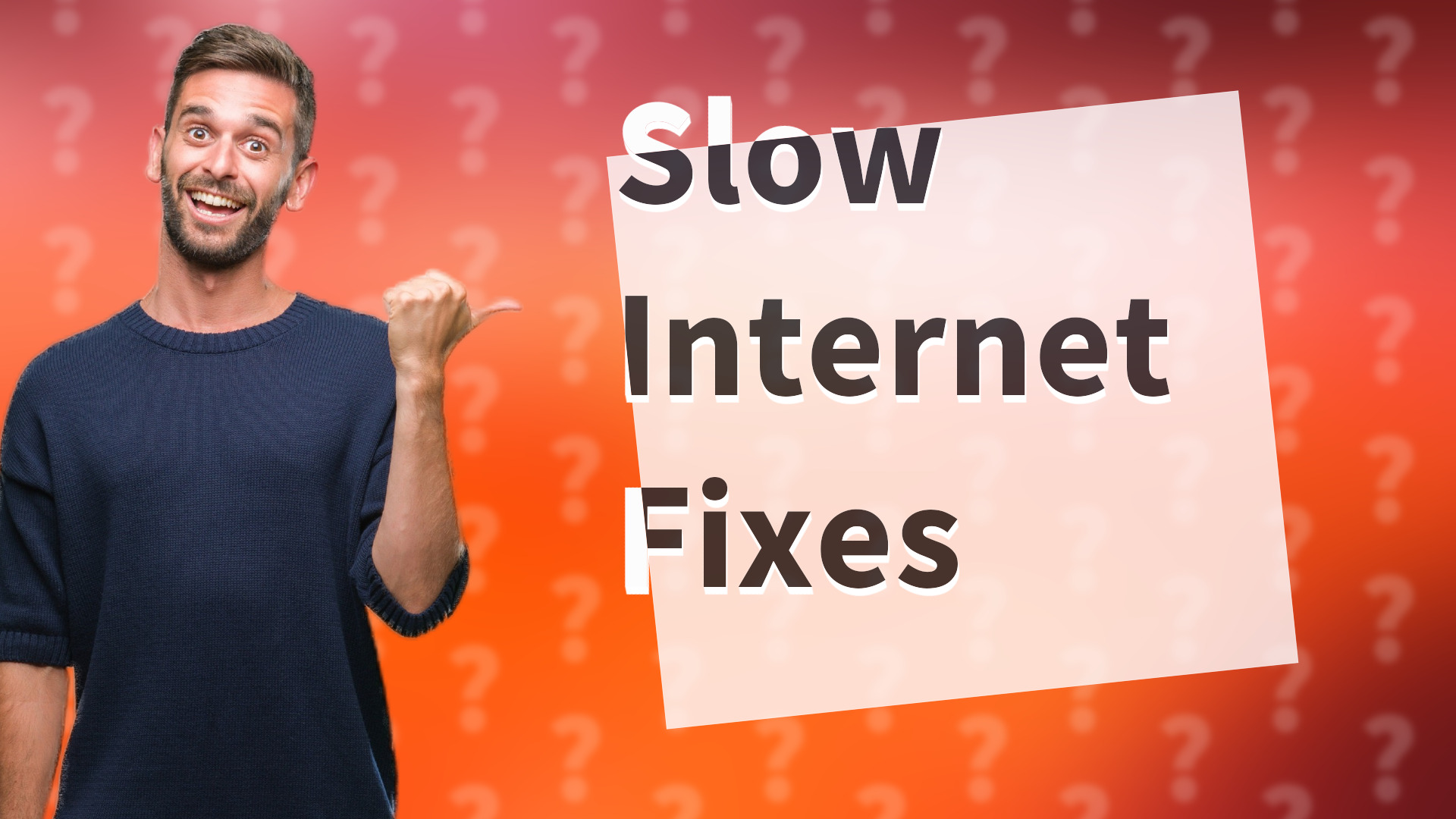 Slow Internet Fixes