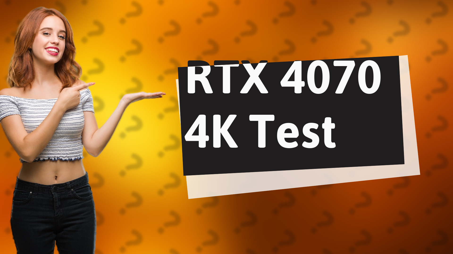 RTX 4070 4K Test