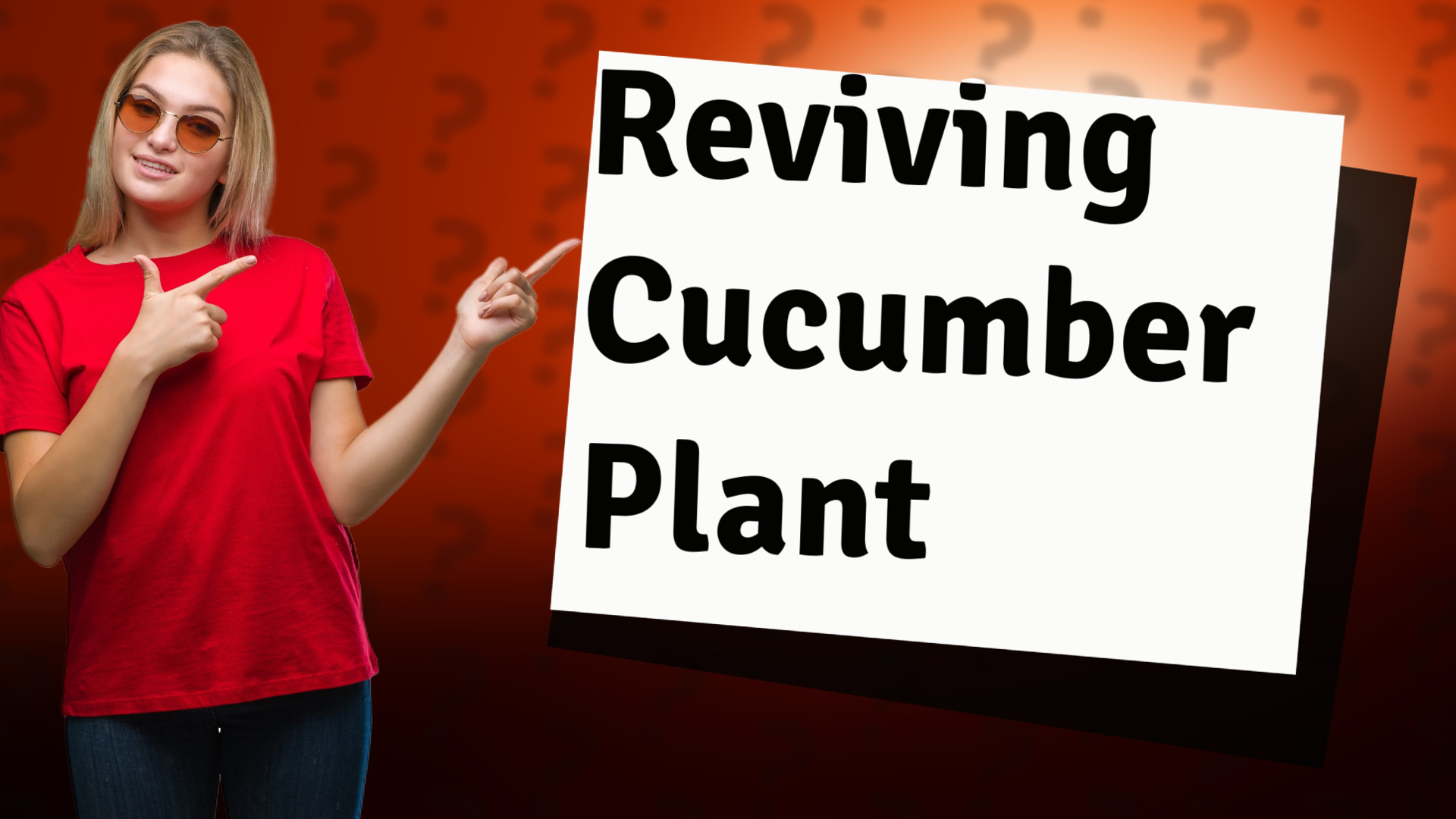 Reviving Cucumber Plant