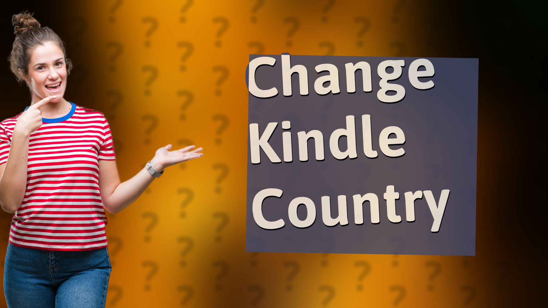 Change Kindle Country