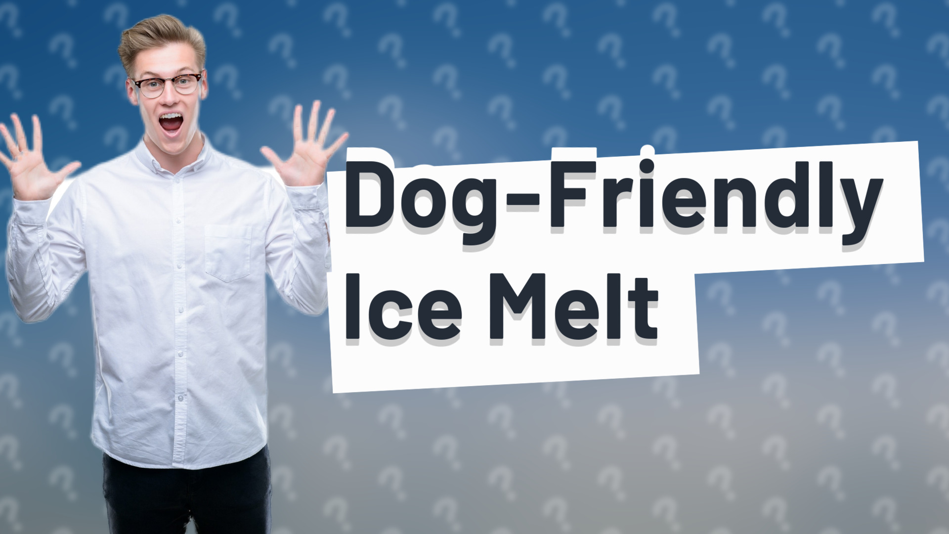 Dog-Friendly Ice Melt