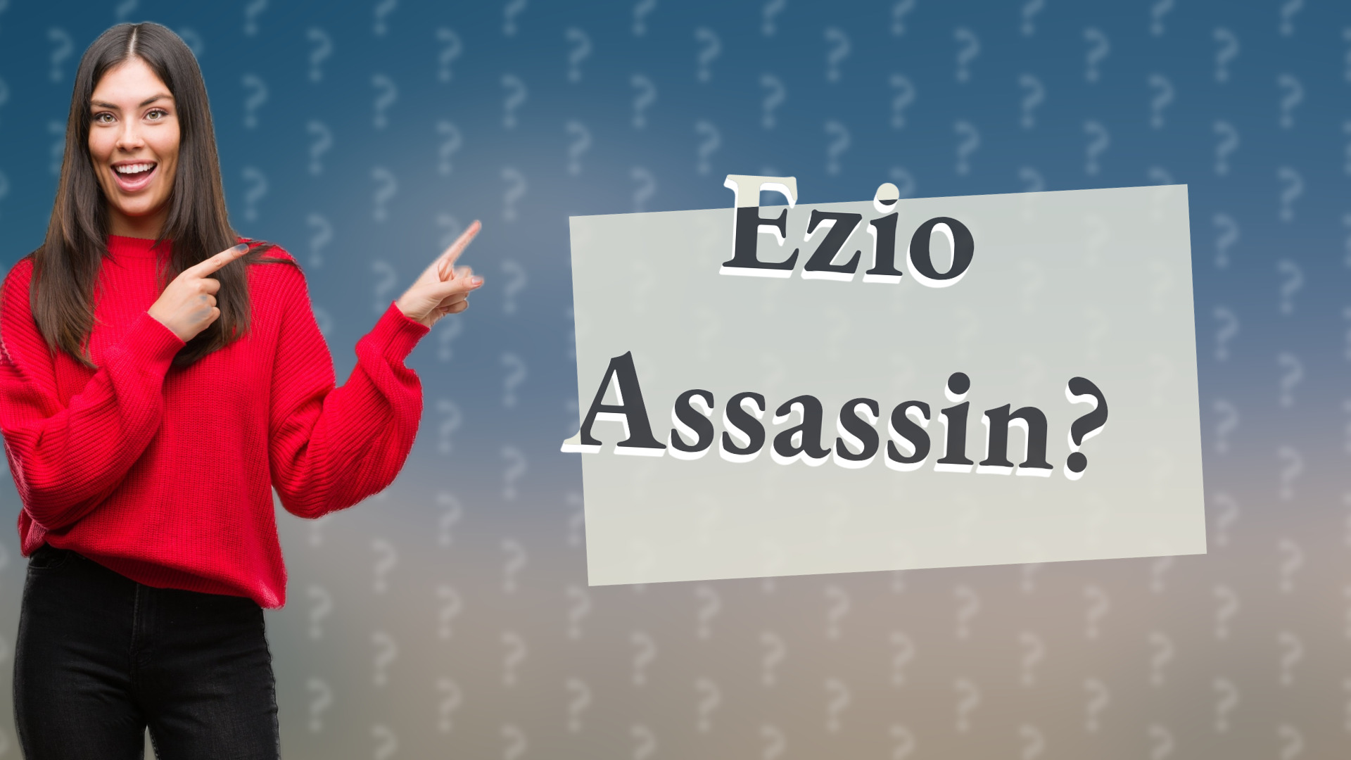 Ezio Assassin?