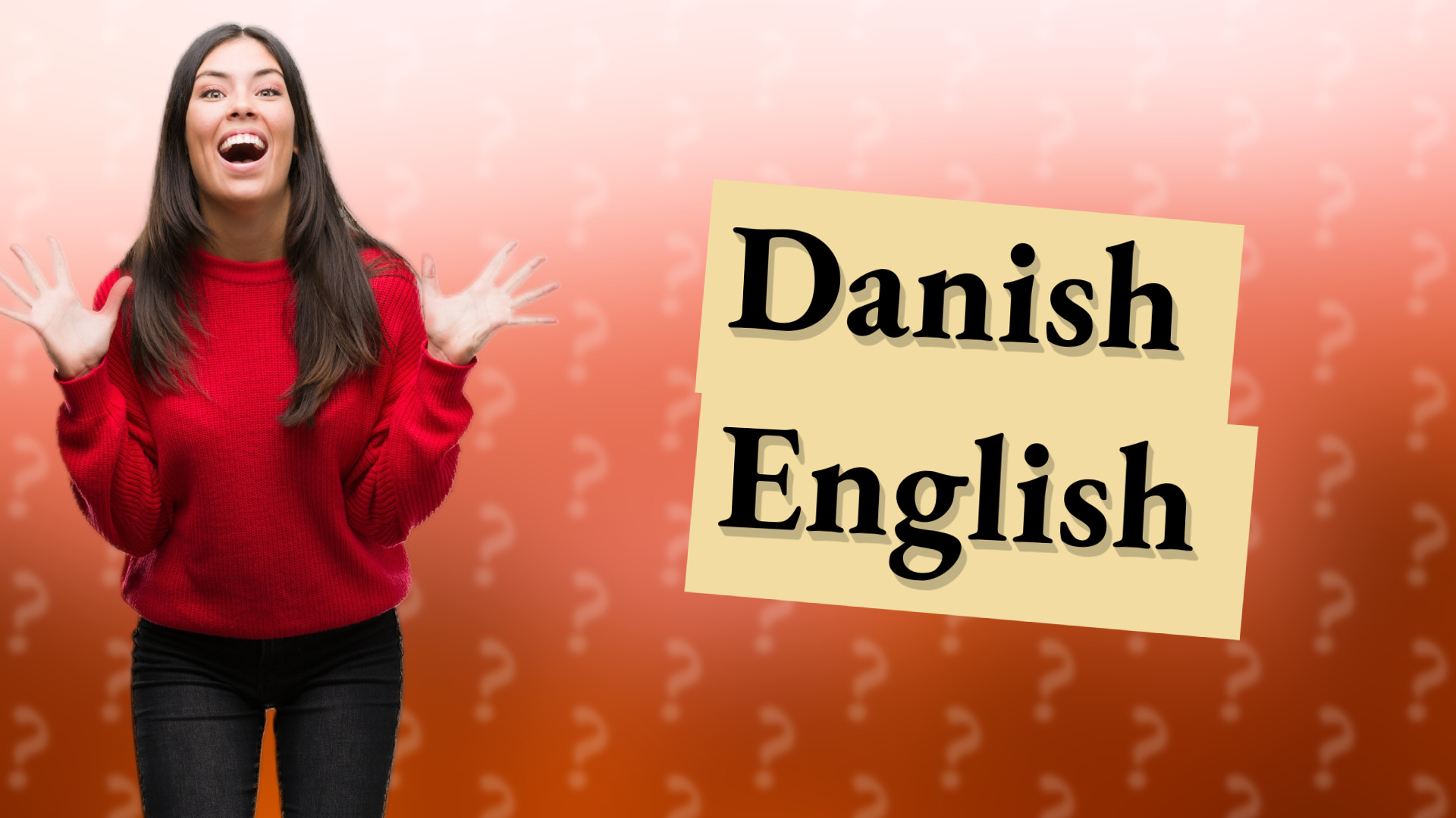 Danish English