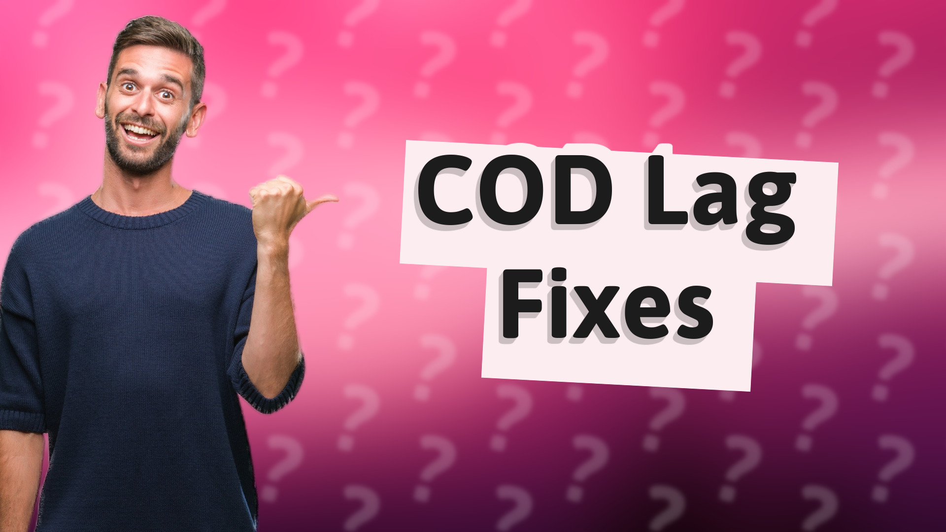 COD Lag Fixes