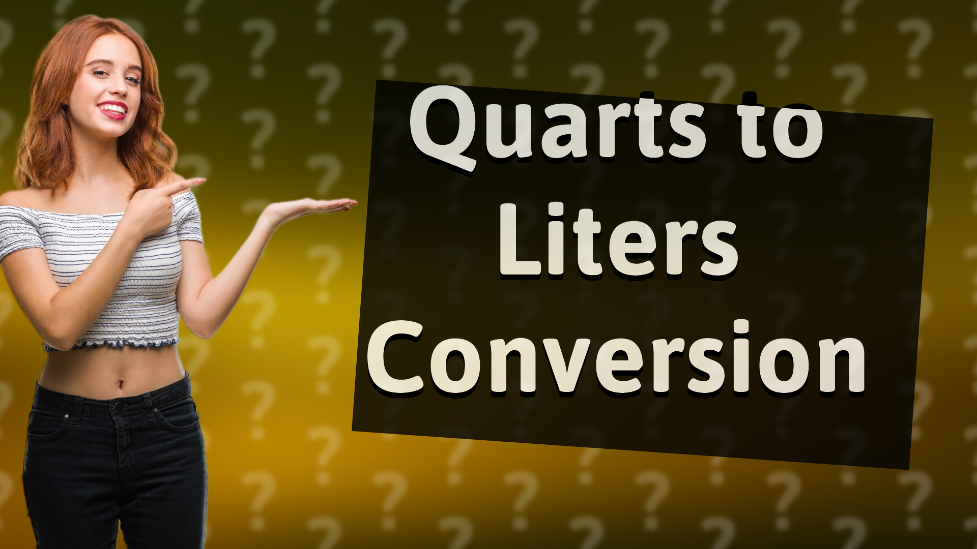 Quarts to Liters Conversion