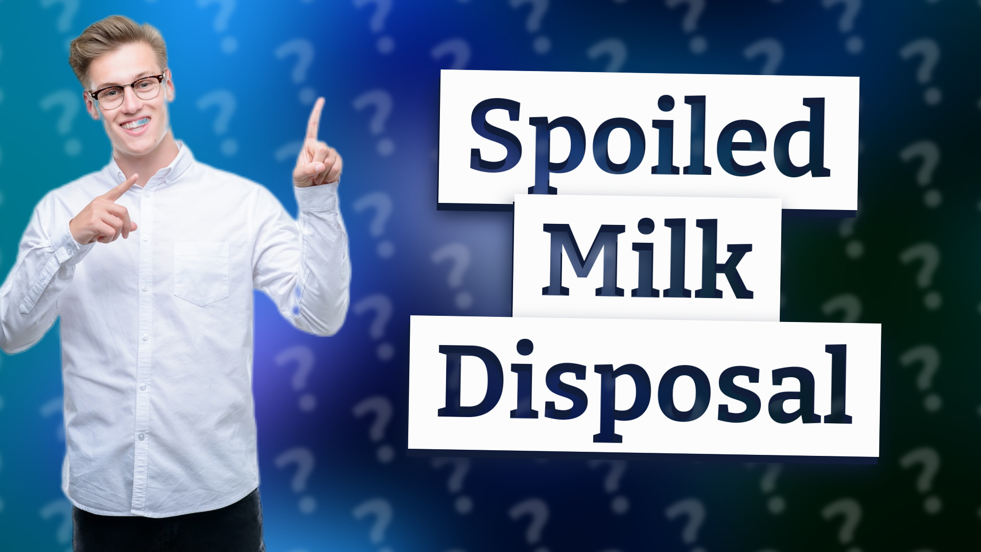 Spoiled Milk Disposal