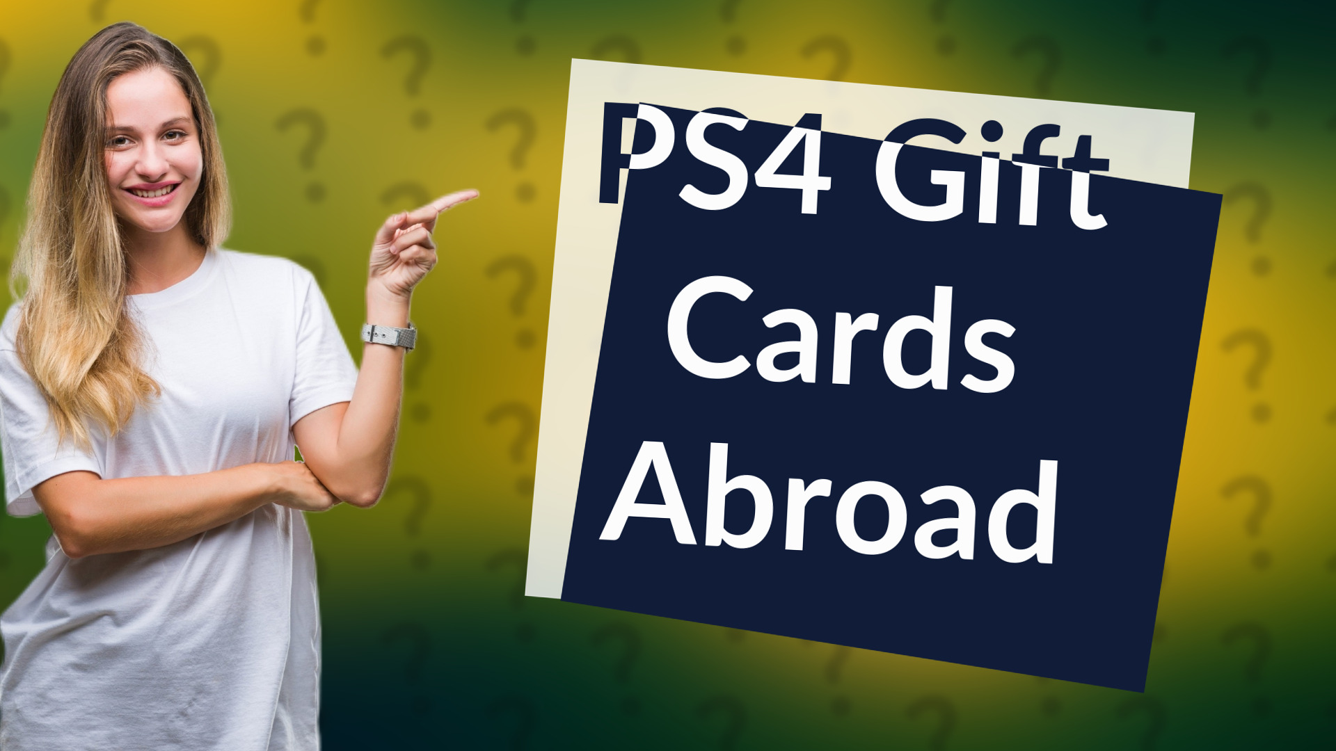 PS4 Gift Cards Abroad