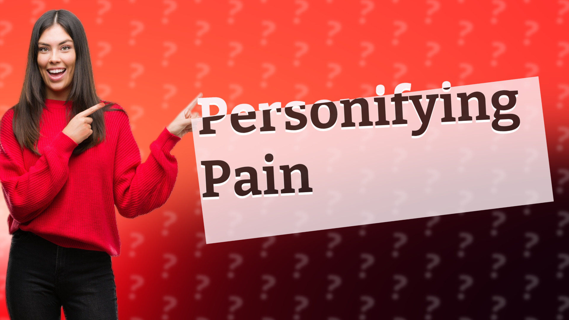 Personifying Pain