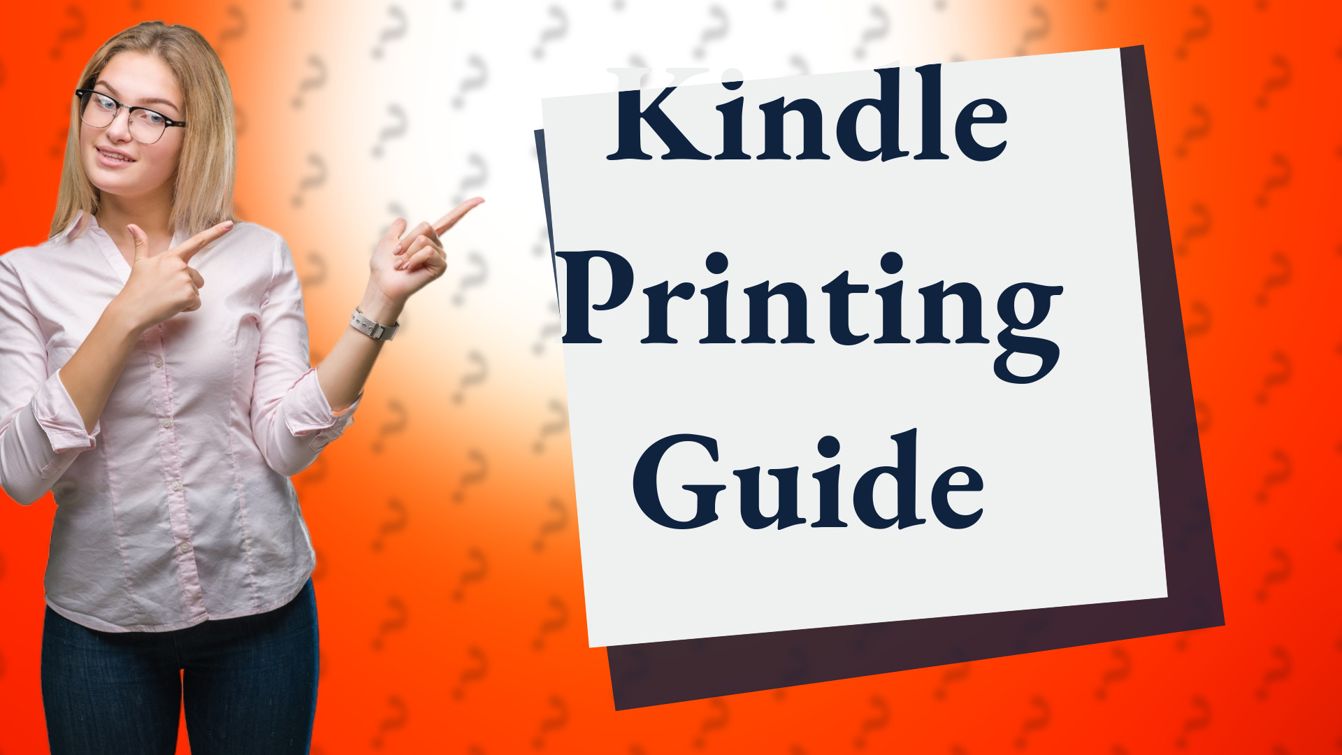 Kindle Printing Guide