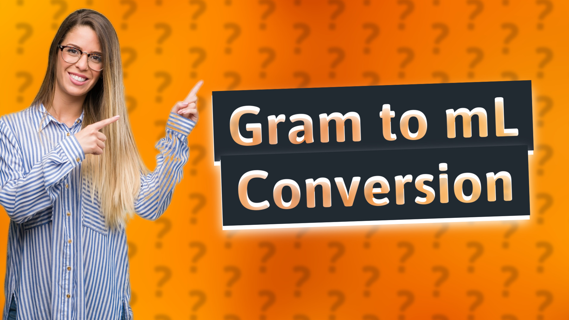 Gram to mL Conversion