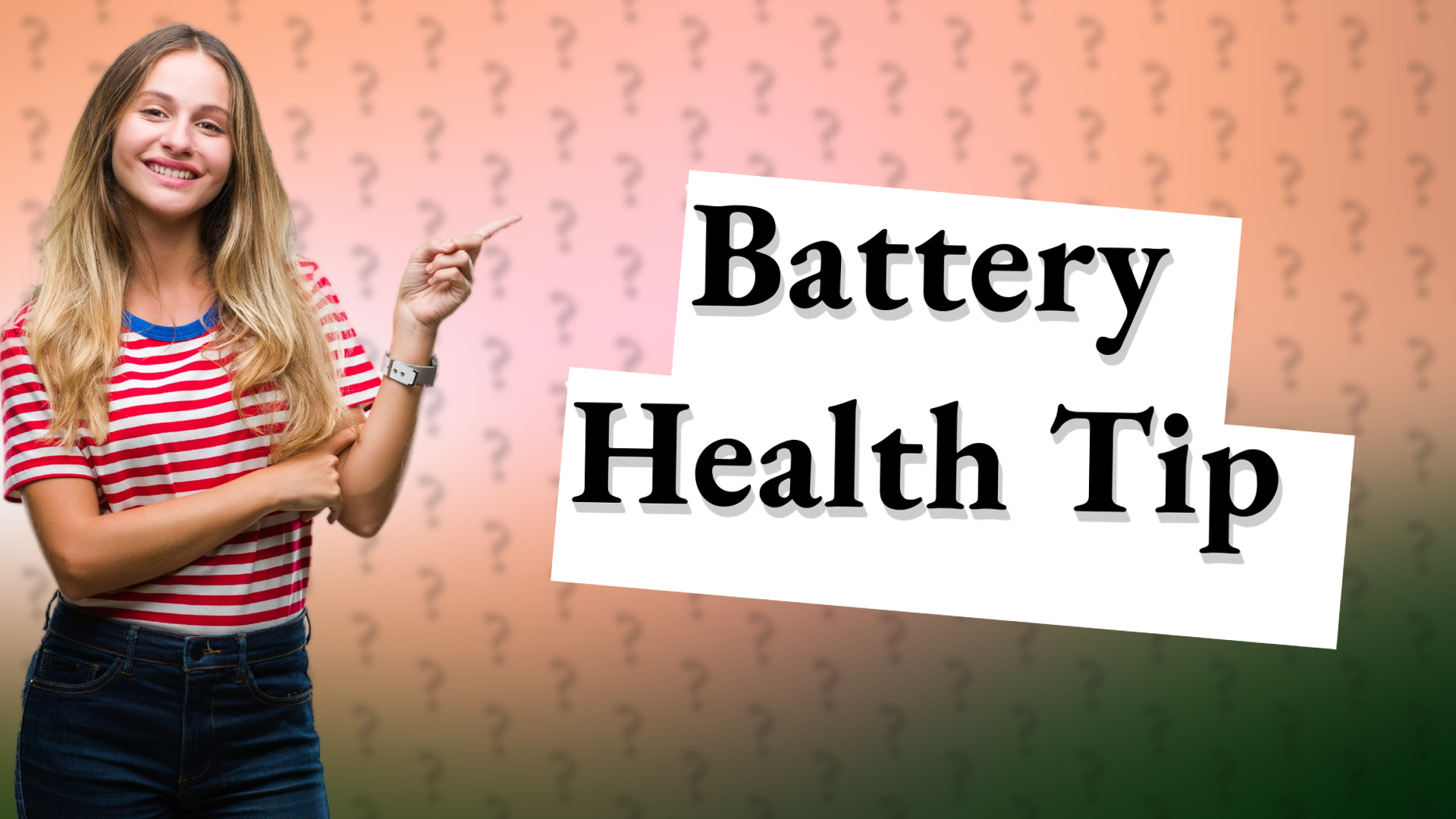 Battery Health Tip