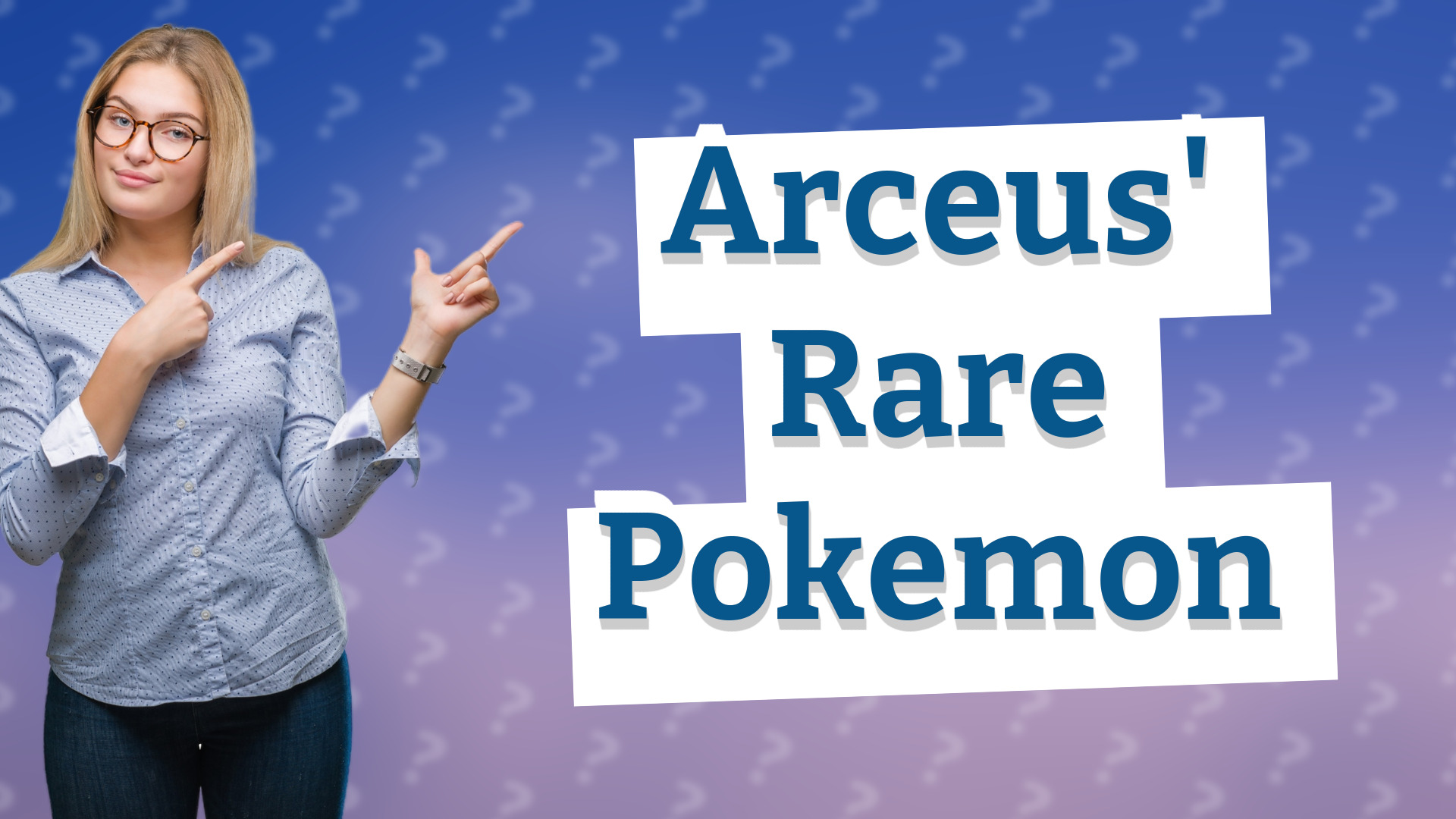 Arceus' Rare Pokemon