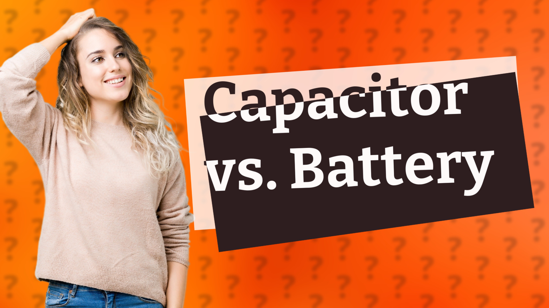 Capacitor vs. Battery