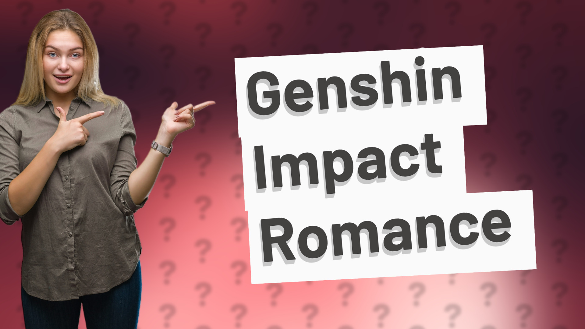 Genshin Impact Romance