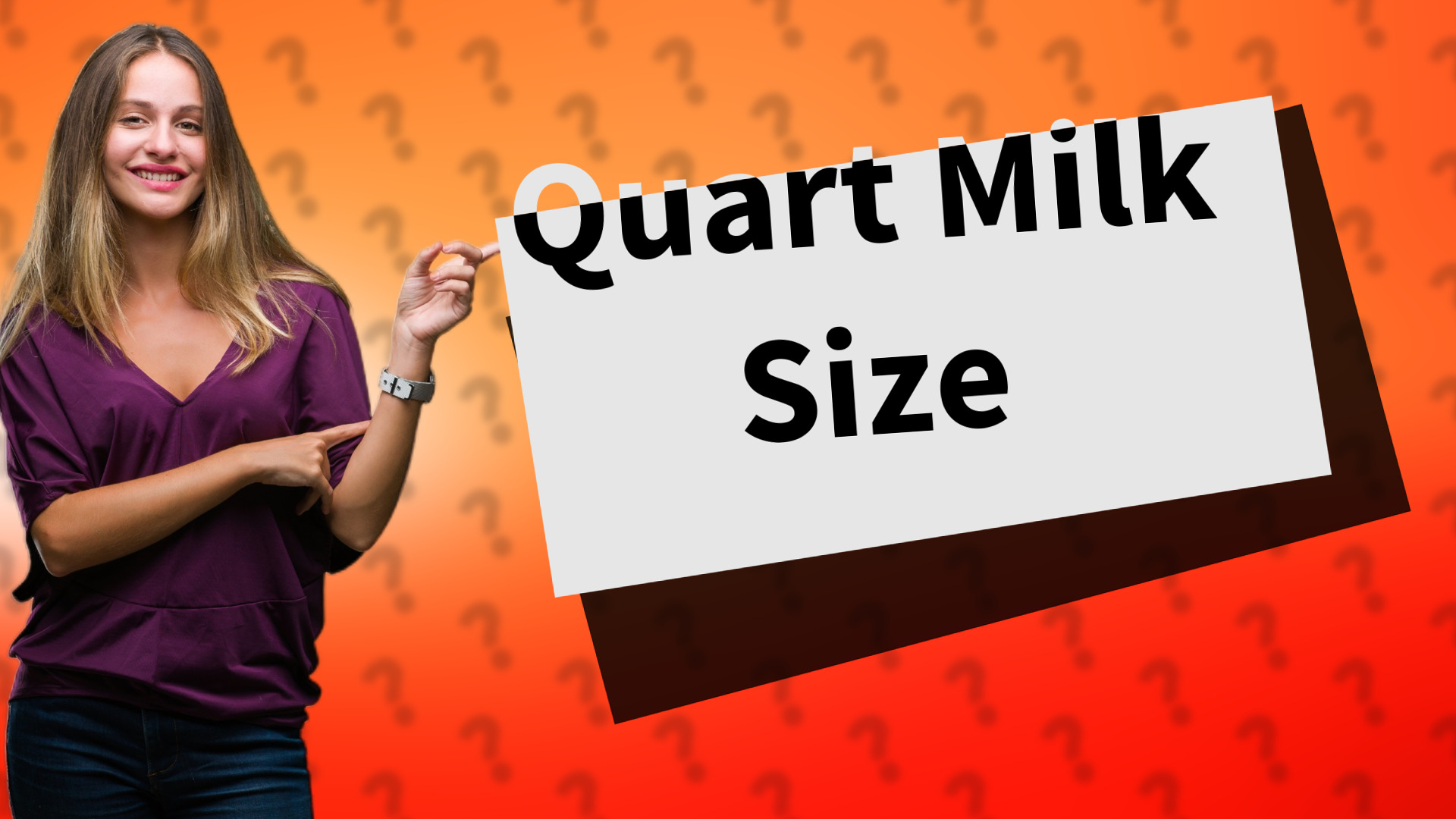 Quart Milk Size