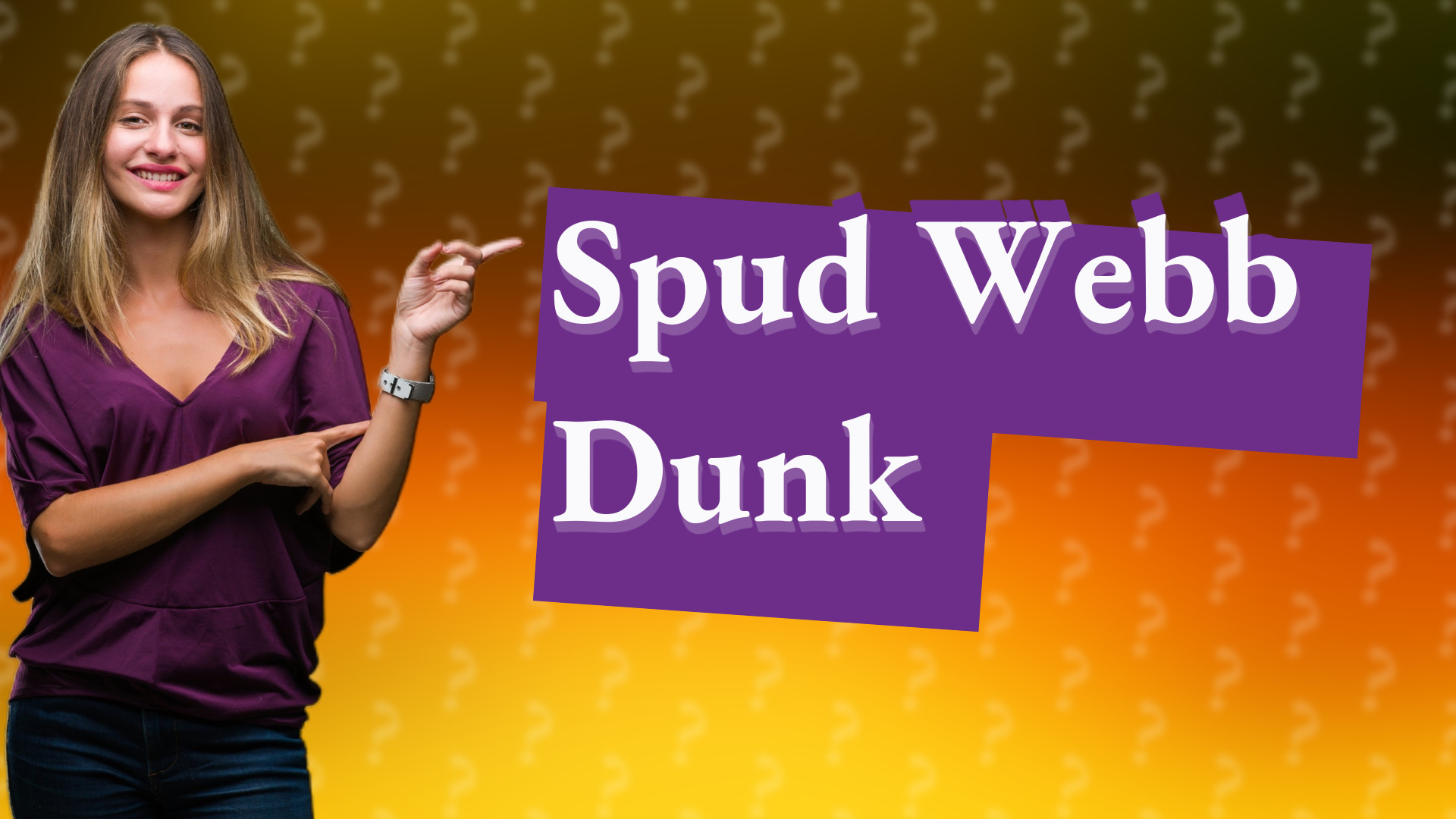 Spud Webb Dunk