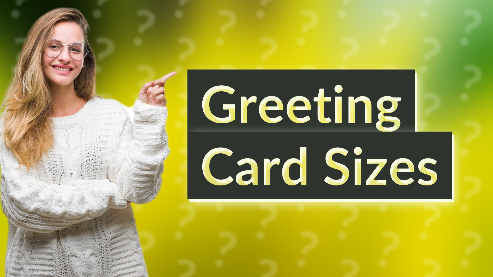 Greeting Card Sizes